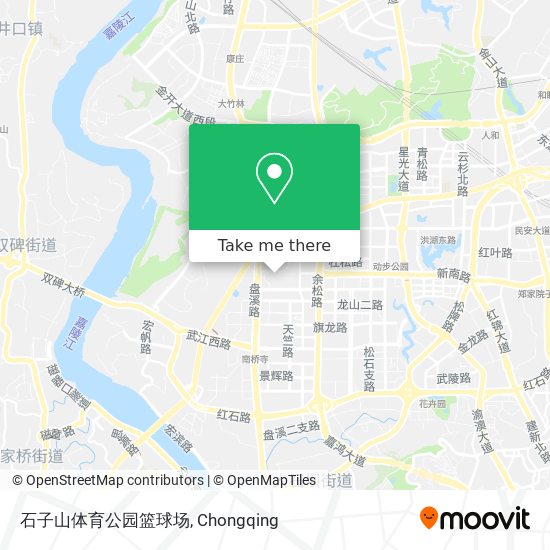 石子山体育公园篮球场 map