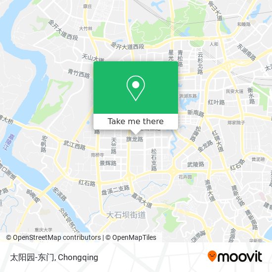 太阳园-东门 map