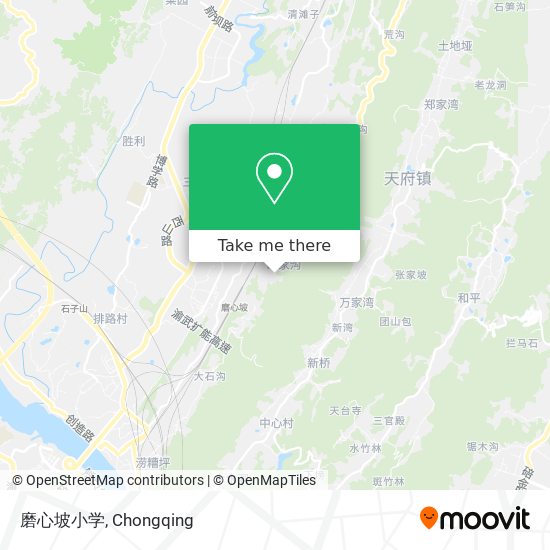磨心坡小学 map
