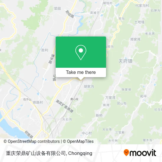 重庆荣鼎矿山设备有限公司 map