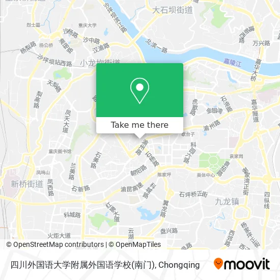 四川外国语大学附属外国语学校(南门) map