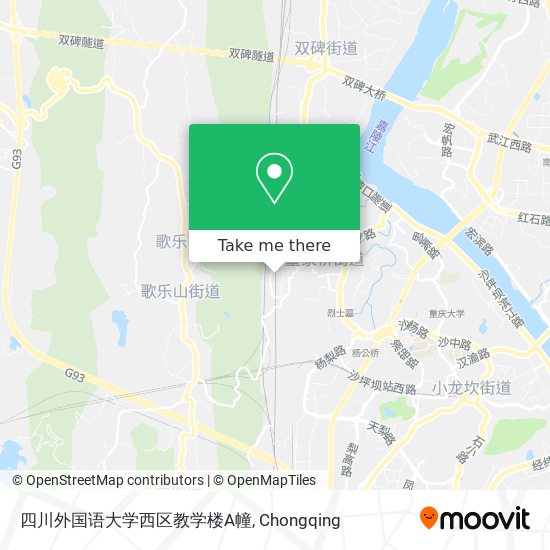 四川外国语大学西区教学楼A幢 map