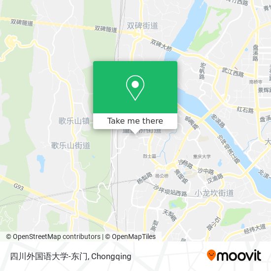 四川外国语大学-东门 map