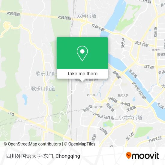 四川外国语大学-东门 map