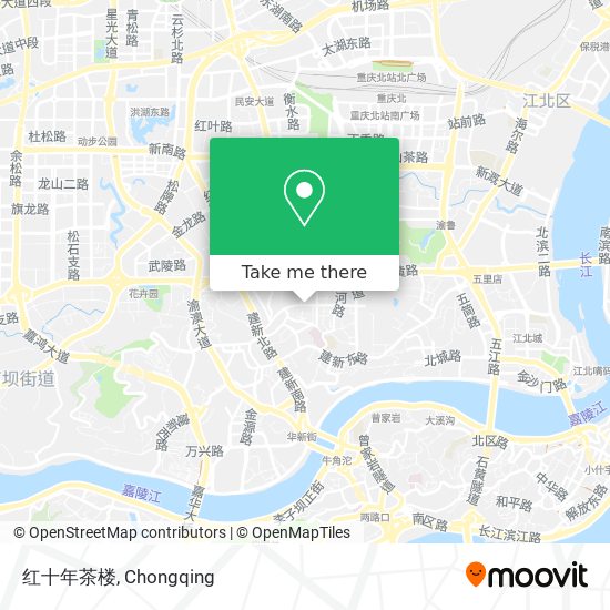 红十年茶楼 map