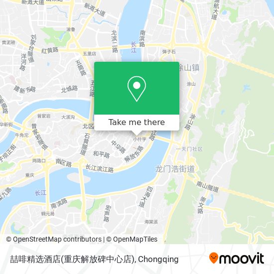 喆啡精选酒店(重庆解放碑中心店) map