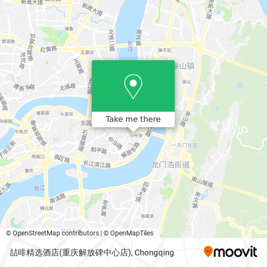 喆啡精选酒店(重庆解放碑中心店) map