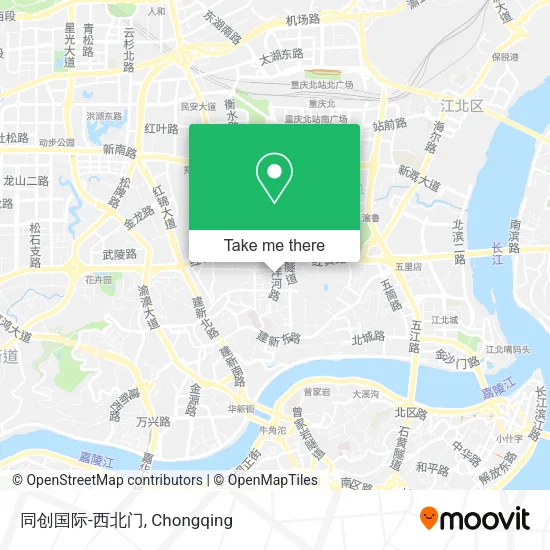 同创国际-西北门 map