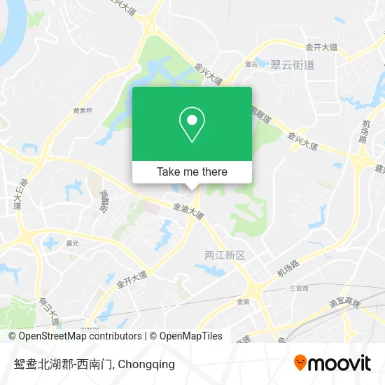 鸳鸯北湖郡-西南门 map