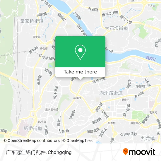 广东冠佳铝门配件 map