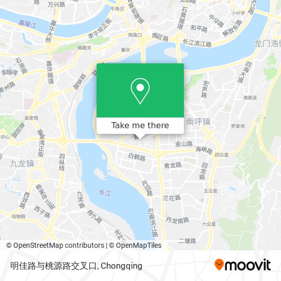 明佳路与桃源路交叉口 map