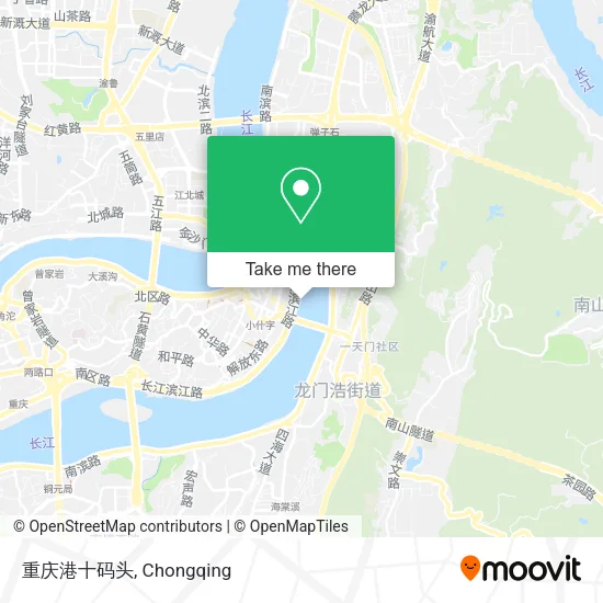 重庆港十码头 map