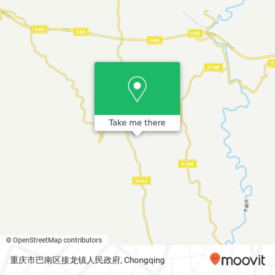 重庆市巴南区接龙镇人民政府 map