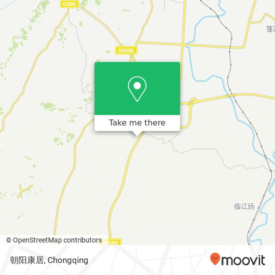 朝阳康居 map