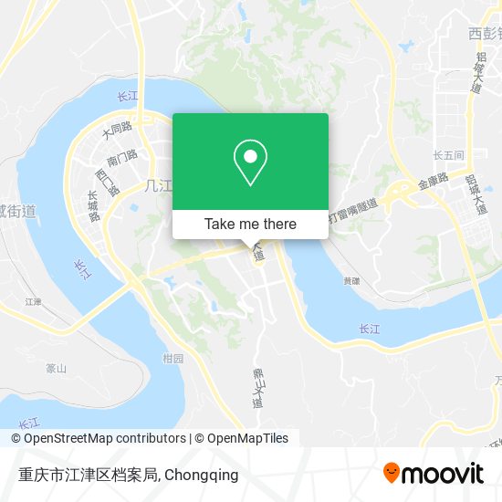 重庆市江津区档案局 map