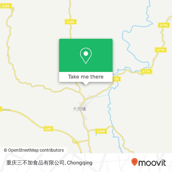 重庆三不加食品有限公司 map
