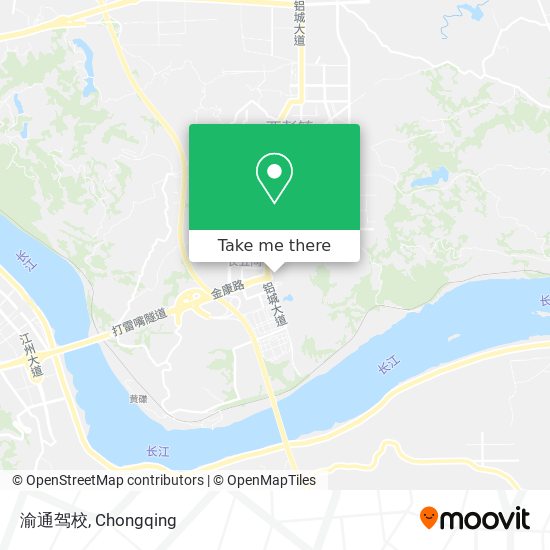 渝通驾校 map