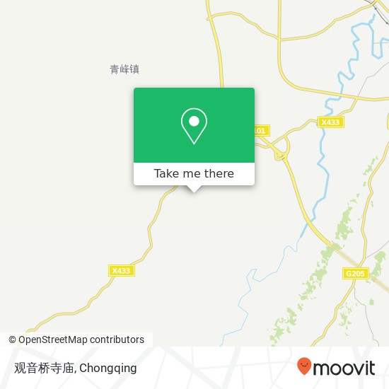观音桥寺庙 map