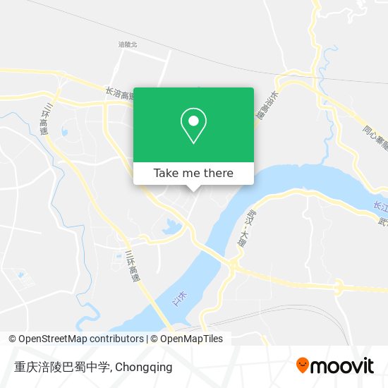 重庆涪陵巴蜀中学 map