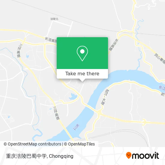 重庆涪陵巴蜀中学 map