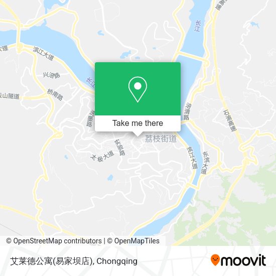 艾莱德公寓(易家坝店) map
