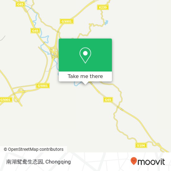 南湖鸳鸯生态园 map