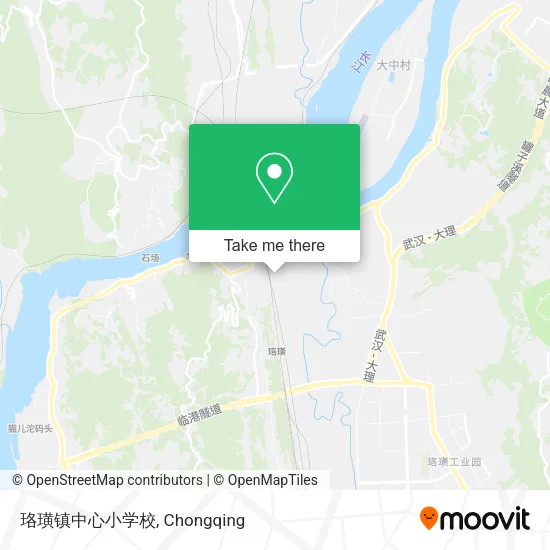 珞璜镇中心小学校 map