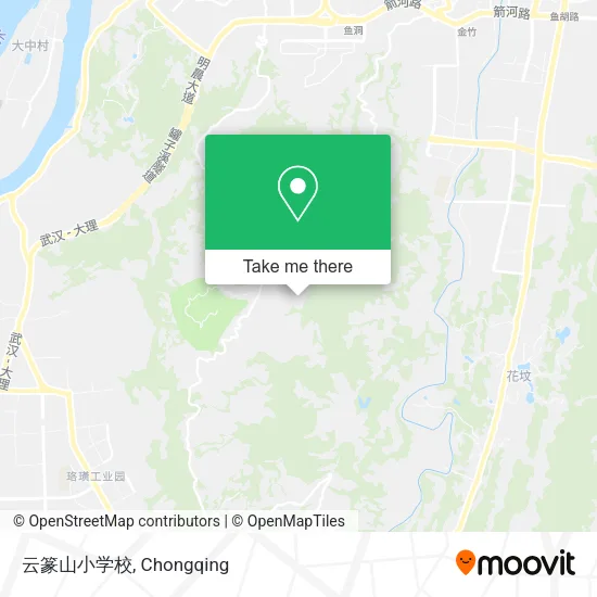 云篆山小学校 map