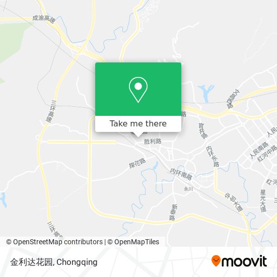 金利达花园 map