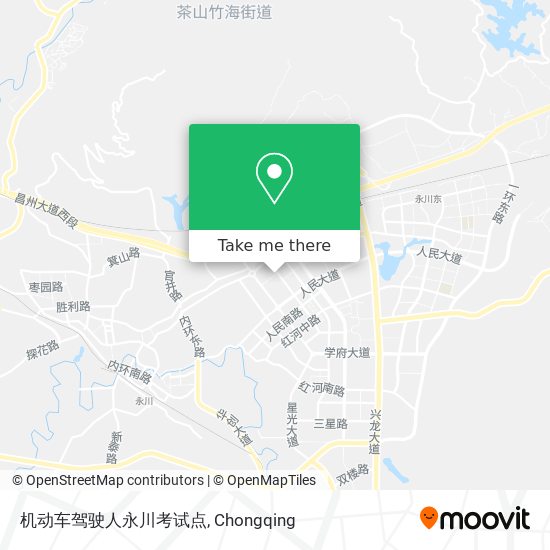 机动车驾驶人永川考试点 map