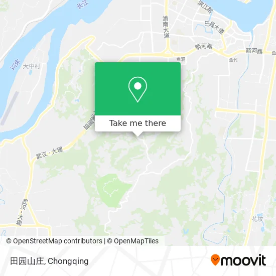 田园山庄 map