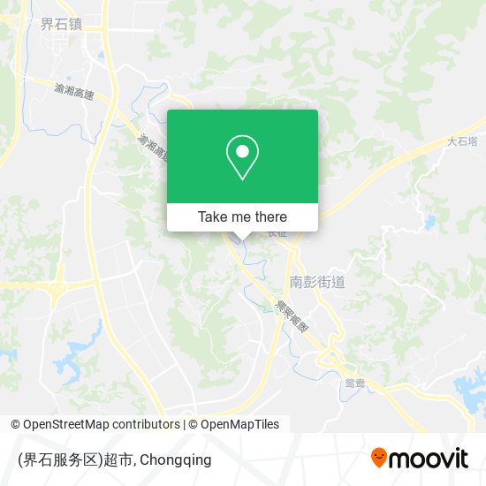 (界石服务区)超市 map