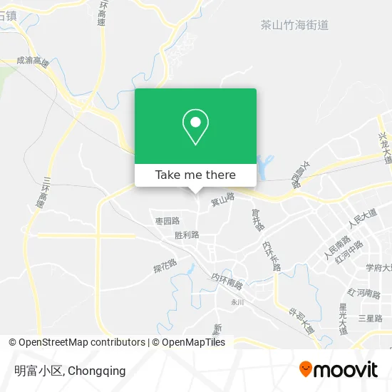 明富小区 map