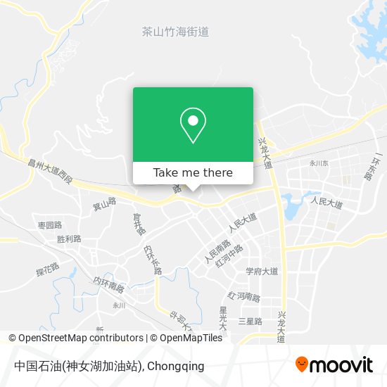 中国石油(神女湖加油站) map