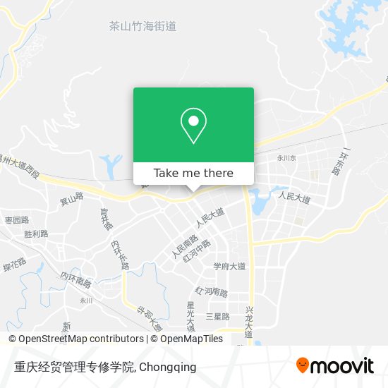重庆经贸管理专修学院 map