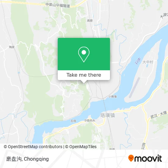 磨盘沟 map