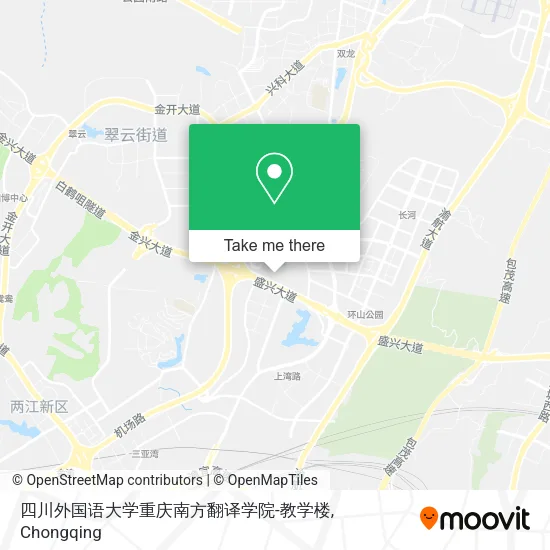 四川外国语大学重庆南方翻译学院-教学楼 map