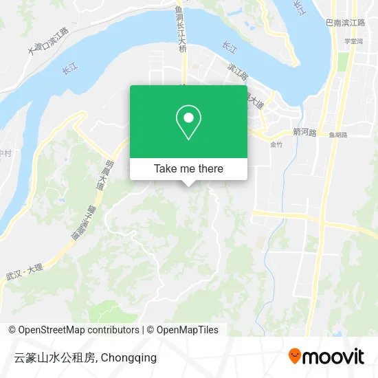 云篆山水公租房 map