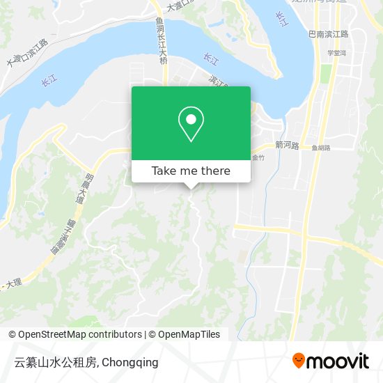 云纂山水公租房 map