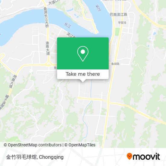 金竹羽毛球馆 map