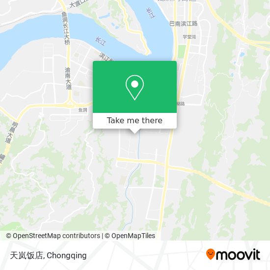 天岚饭店 map