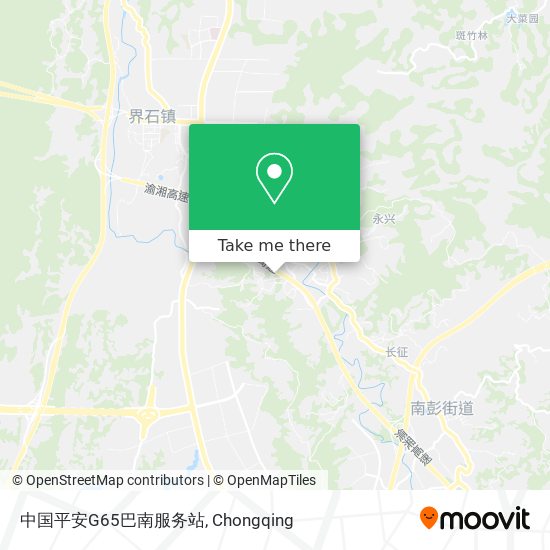 中国平安G65巴南服务站 map
