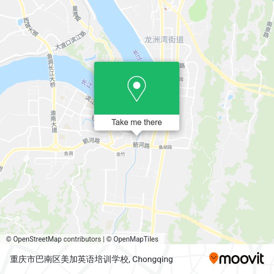 重庆市巴南区美加英语培训学校 map