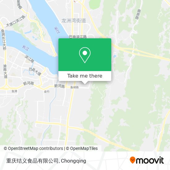 重庆结义食品有限公司 map