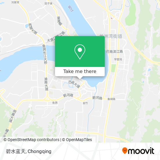 碧水蓝天 map