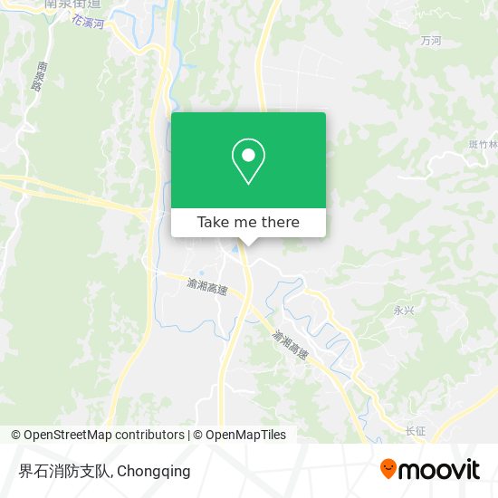 界石消防支队 map