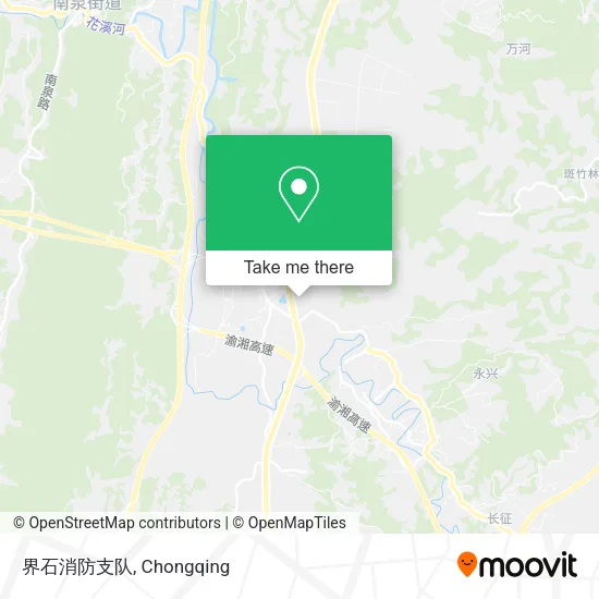 界石消防支队 map