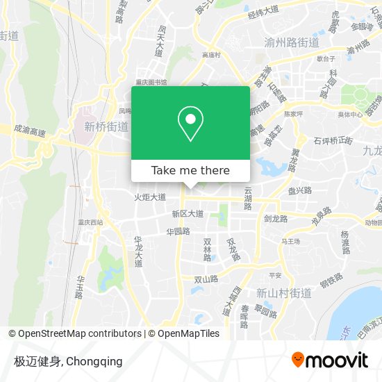 极迈健身 map