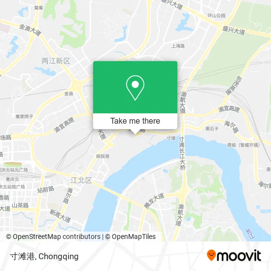 寸滩港 map