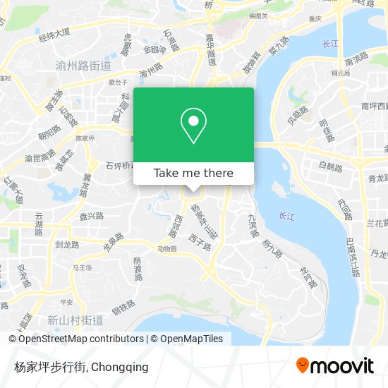 杨家坪步行街 map